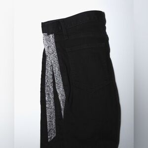 Keiser Clark Skinny Jeans Black Snake Sz34